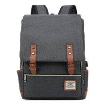 Usb Youth Student Backpack For Men And Women With Casual Belt Buckle Printed Backpack