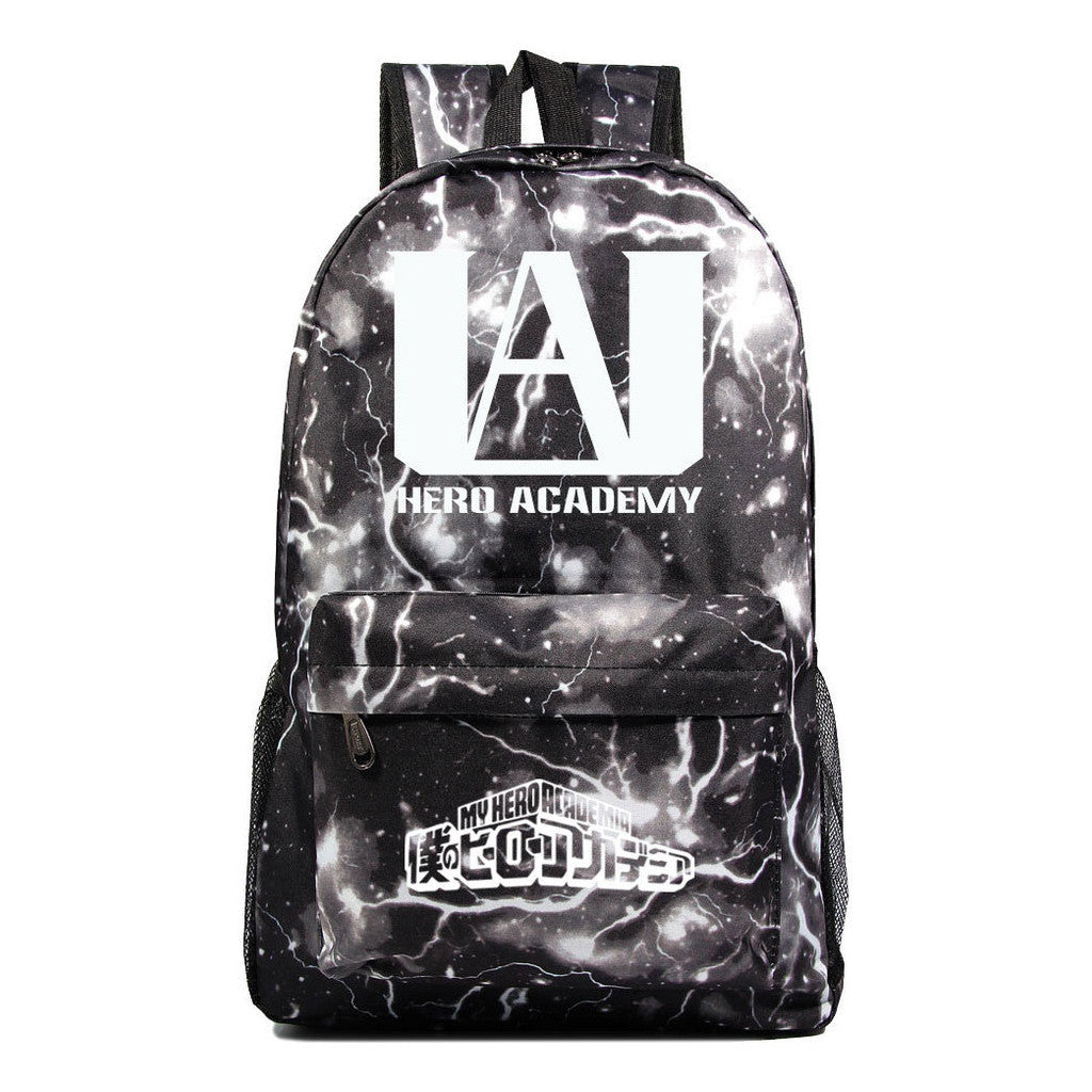 Cartoon Fashion Anime My Hero Academy Printed Youth Student Backpack Men's And Women's Leisure Backpack