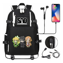 Sword God Domain Usb Youth Student Backpack For Men And Women's Leisure Travel Backpack