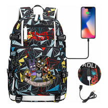 Toy Bear Game Peripheral Usb Youth Student School Bag Leisure Large Capacity Travel Backpack