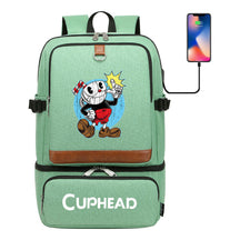 Printed Usb Youth Student School Bag Outdoor Picnic Insulation Bag Backpack