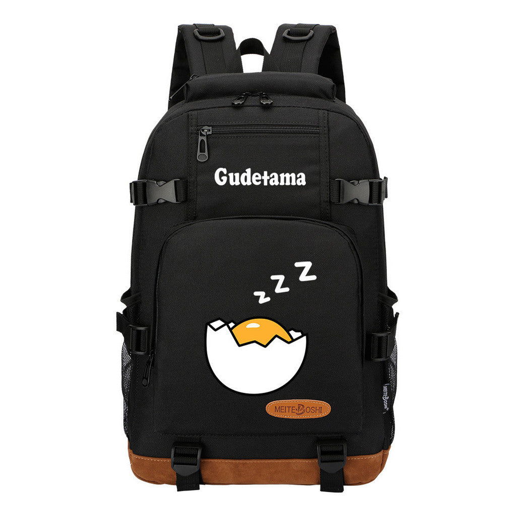 Lazy Teenage Student Backpack, Boys And Girls Backpack