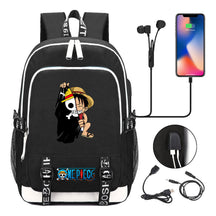 Anime Pirate Wang Lufei Youth Student School Bag Usb Men's And Women's Leisure Backpack