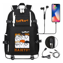 Volleyball Youth Usb Large Capacity Youth Student School Bag Men's And Women's Leisure Travel Backpack