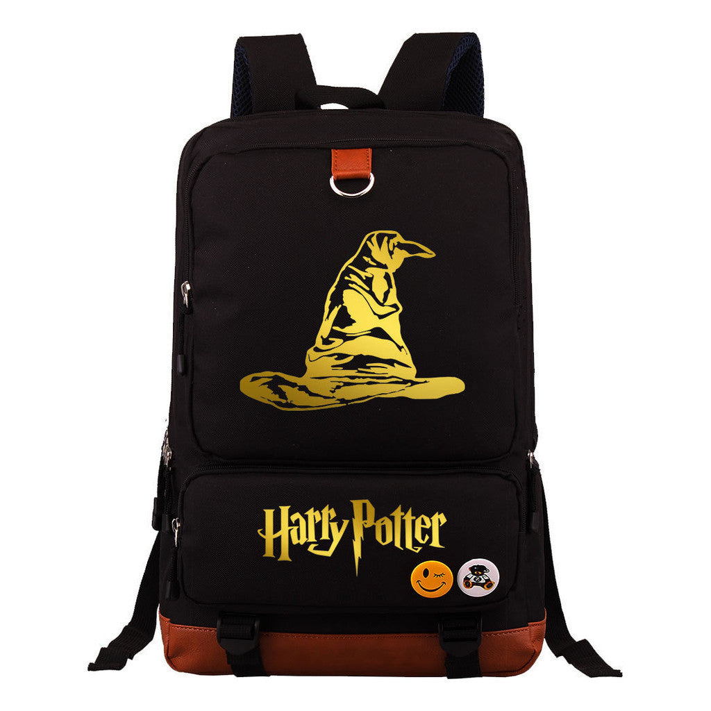 Golden Magic School Youth Student School Bag Large Capacity Travel Bag Men's And Women's Backpack