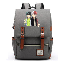 Anime My Heroes Academy Printed Youth Student School Bag Casual Belt Buckle Classic Backpack