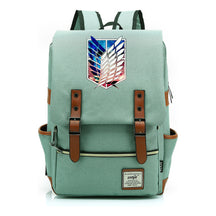The Giant Of Manga Attack Printed Teenage Student Backpack For Men And Women With Casual Belt Buckle Classic Backpack  38*27*12.5cm