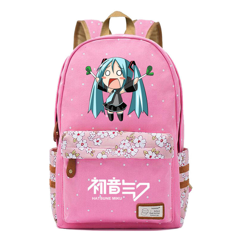 Virtual Music Printed Student Backpack Leisure Backpack