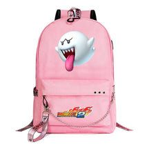 Super Mario Printed Teenage Student Backpack For Men And Women With Casual Woven Straps Backpack