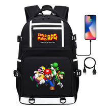 Super Mario Printed Backpack For Men And Women, Casual Travel Backpack