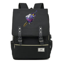 Printed Youth Student Backpack Usb Men's And Women's Casual Backpack