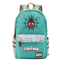 Superhero Printed Student Backpack Men And Women's Leisure Travel Backpack