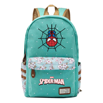 Superhero Printed Student Backpack Men And Women's Leisure Travel Backpack