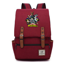 Anime My Heroes Academy Printed Student School Bag For Men And Women Leisure Belt Buckle Classic Backpack