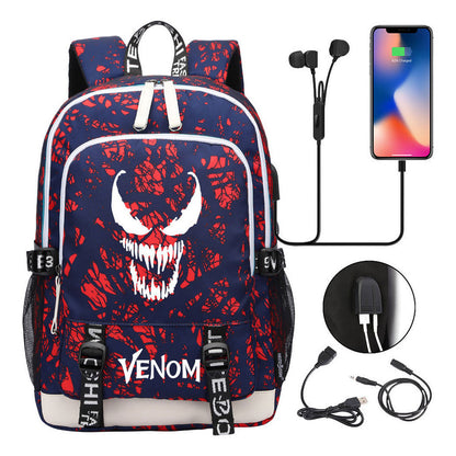 Youth Student Backpack Usb Men's And Women's Leisure Backpack