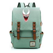 Printed Teenage Student Backpack For Men And Women With Casual Belt Buckle Classic Backpack