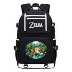 Legend Of Zelda Printed Usb Youth Student Backpack Men's And Women's Backpack Leisure Travel Bag