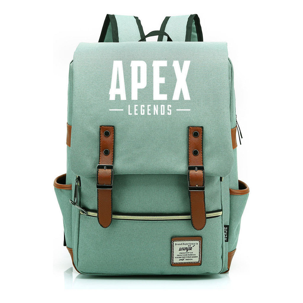 Game Apex Hero Print Youth Student School Bag Men's And Women's Casual Belt Buckle Classic Backpack