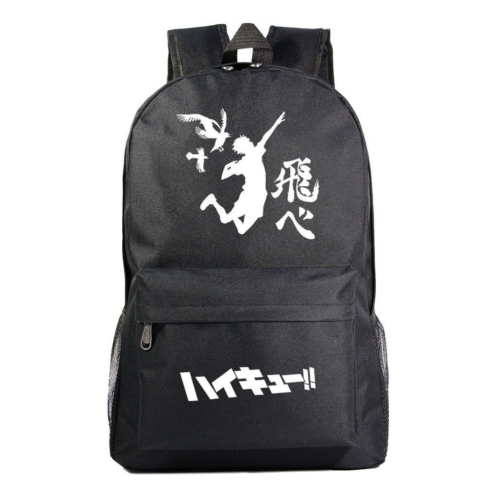 Fashion Volleyball Youth Flying Heart Printed Youth Student School Bag Men's And Women's Leisure Backpack