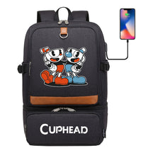 Printed Usb Youth Student School Bag Outdoor Picnic Insulation Bag Backpack