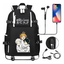 Promised Dream Island Usb Large Capacity Youth Student Backpack For Boys And Girls Leisure Travel Backpack