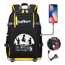Volleyball Youth Usb Large Capacity Youth Student School Bag Men's And Women's Leisure Travel Backpack