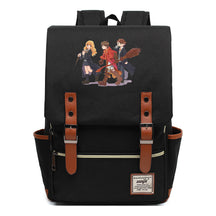 School Of Witchcraft And Wizardry Printed Youth Student School Bag Casual Belt Buckle Classic Backpack