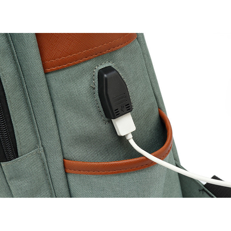 Academy Of Magic Teen Student School Bag Usb Casual Belt Buckle Backpack