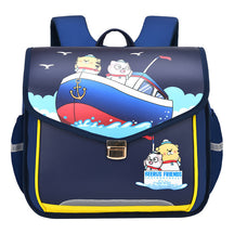 Children's Backpack Cartoon Backpack Horizontal Version Elementary School Backpack Spine Protection