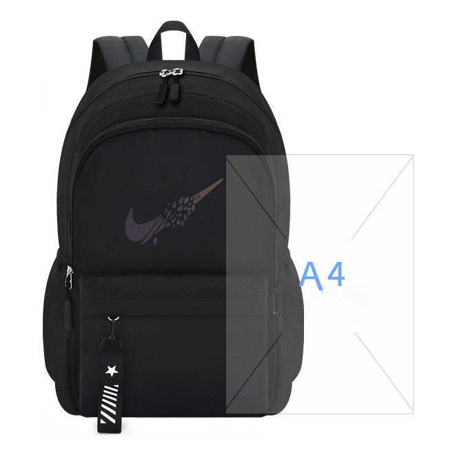 Student Backpack With Spine Protection, Breathable And Load Reducing Backpack, Water Resistant And Large Capacity Backpack