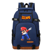 Super Mario Printed Teenage Student Backpack For Men And Women's Leisure Travel Backpack