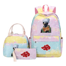 Naruto Teenage Girls School Bag Lunch Bag Three Piece Backpack Set