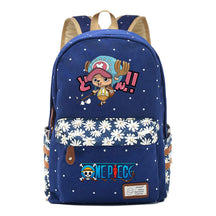 Anime Pirate King Lufei Printed Student School Bag Fragmented Flower Leisure Backpack