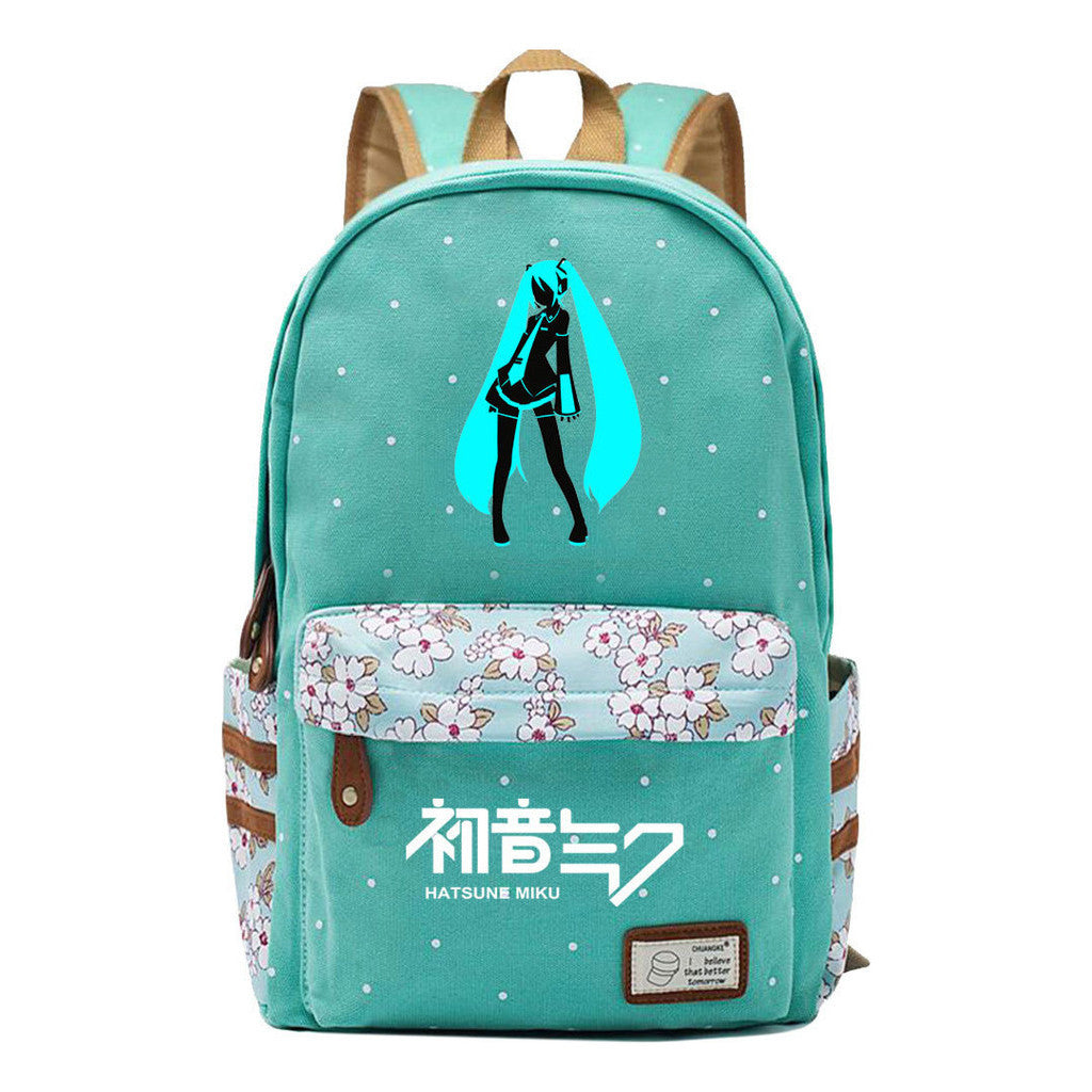 Virtual Music Printed Student Backpack Leisure Backpack