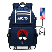 Naruto Usb Youth Student School Bag Men's And Women's Backpack Leisure Travel Bag