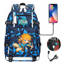 Printed Teenage Student Backpack For Men And Women With Backpacks