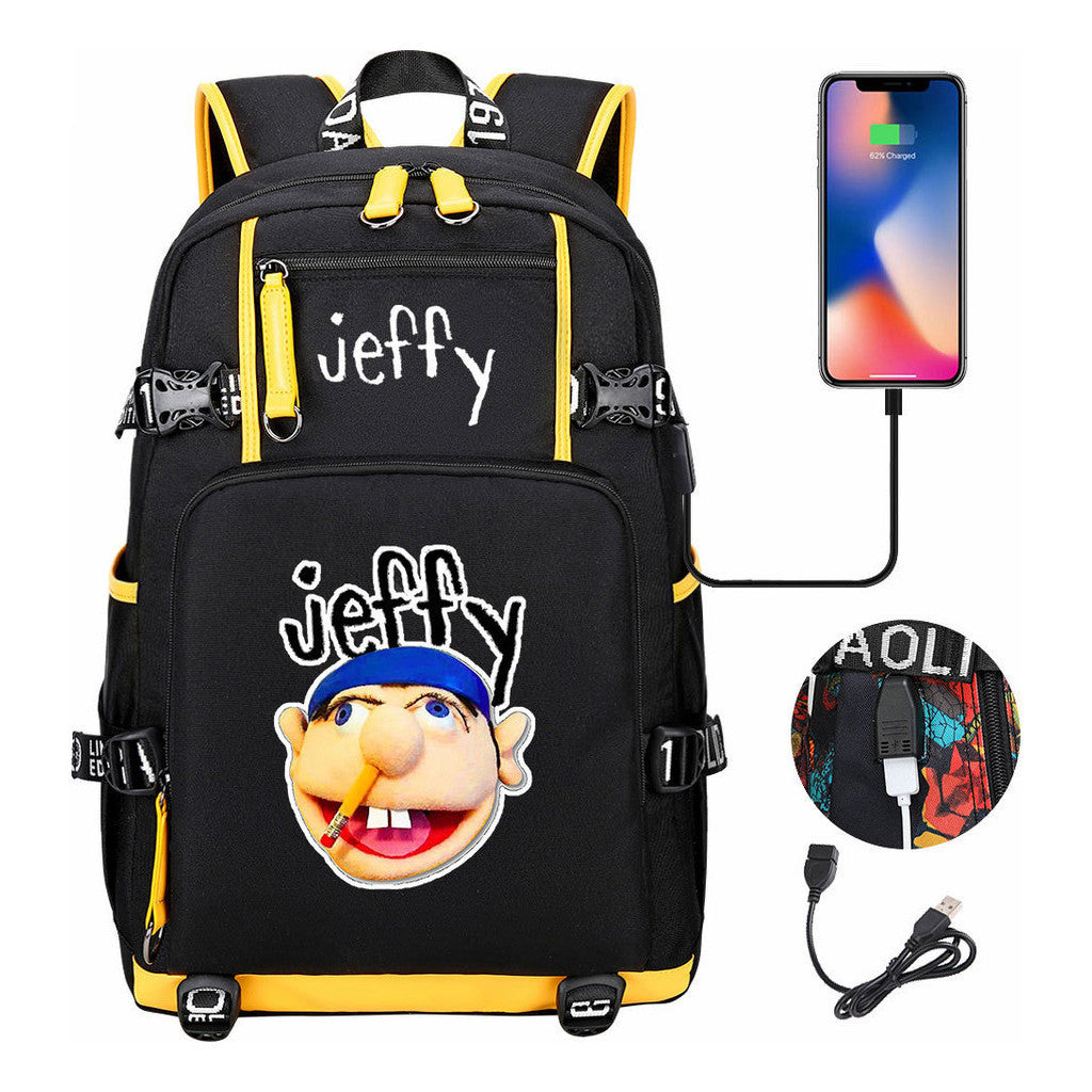 Printed Teenage Student Backpack, Men's And Women's Backpacks, Leisure Travel Backpacks