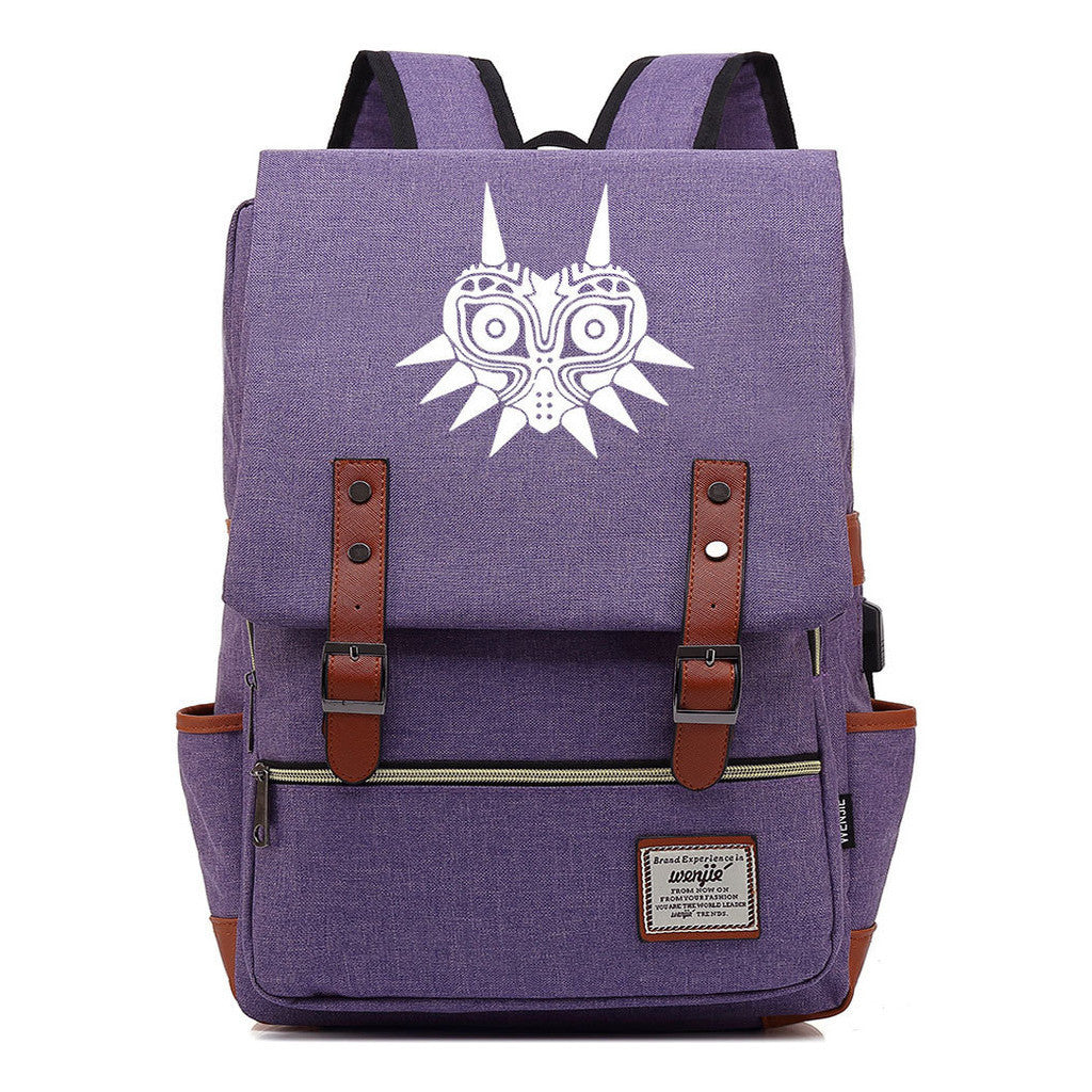 Game The Tear Seal Of The Kingdom Of Zelda Student Backpack Usb Men's And Women's Leisure Backpack