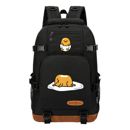 Lazy Egg Teenage Student Backpacks Boys And Girls Backpack