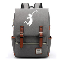 Volleyball Youth Printed Student School Bag Casual Belt Buckle Classic Backpack
