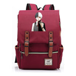 Tokyo Ghoul Student School Bag Men's And Women's Leisure Belt Buckle Backpack