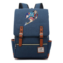 Printed Youth Student School Bag Casual Belt Buckle Classic Backpack