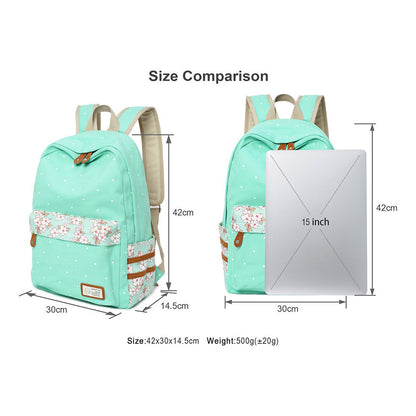 Virtual Music Printed Student Backpack Leisure Backpack