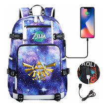 Legend Of Zelda Printed Backpack For Men And Women With Large Capacity Leisure Travel Backpack
