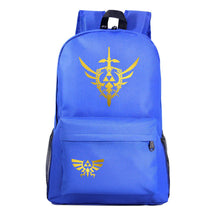 Golden Printed Youth Student Backpack Men And Women's Leisure Backpack
