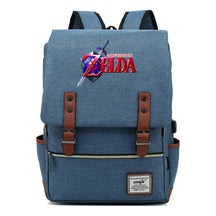 Printed Youth Student Backpack Usb Men's And Women's Casual Backpack