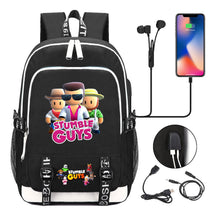 Printed Student Backpack Usb Leisure Backpack