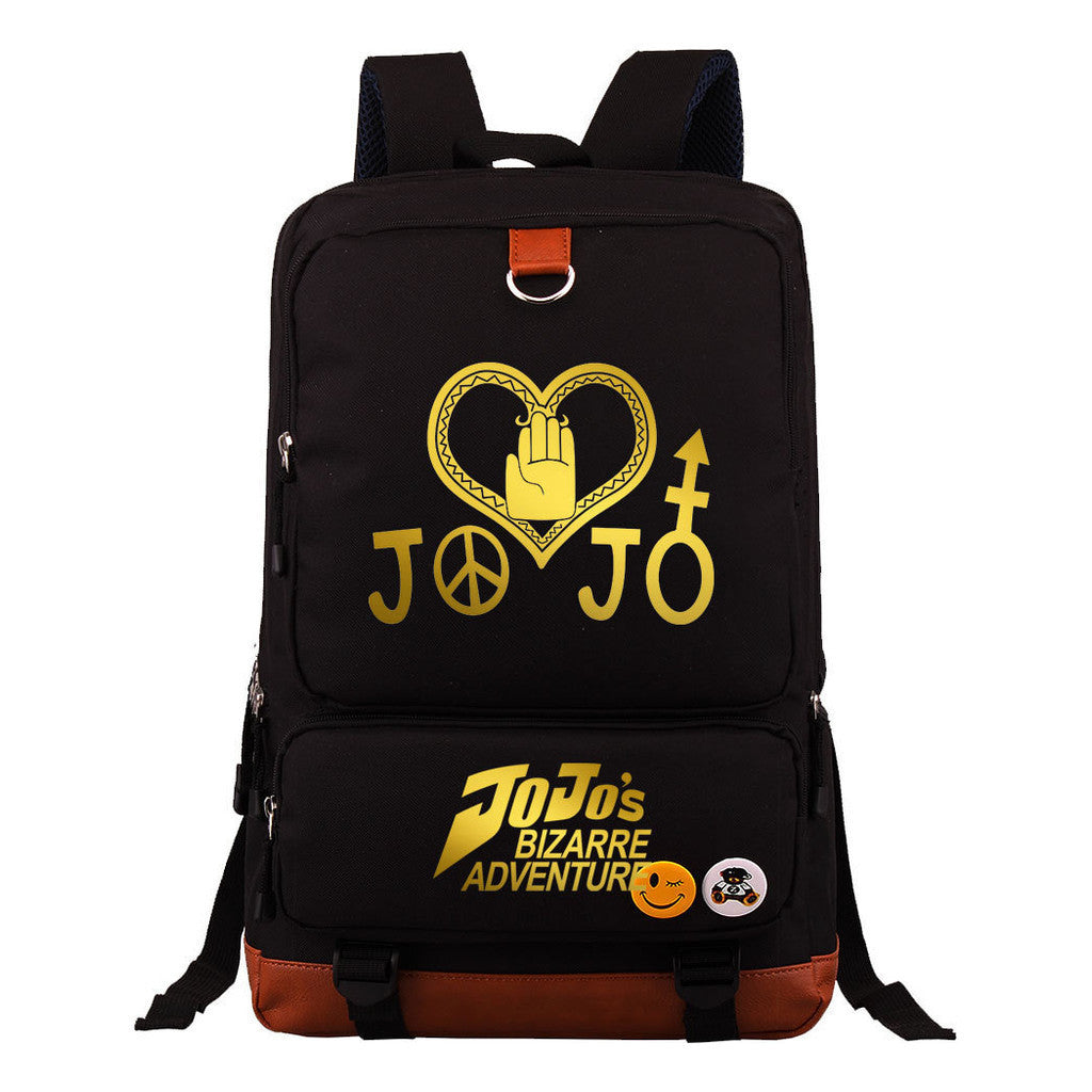 Cartoon Comic Jojo's Wonderful Adventure Youth Student Backpack Backpack Travel Bag
