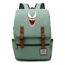 Printed Teenage Student Backpack For Men And Women With Casual Belt Buckle Classic Backpack