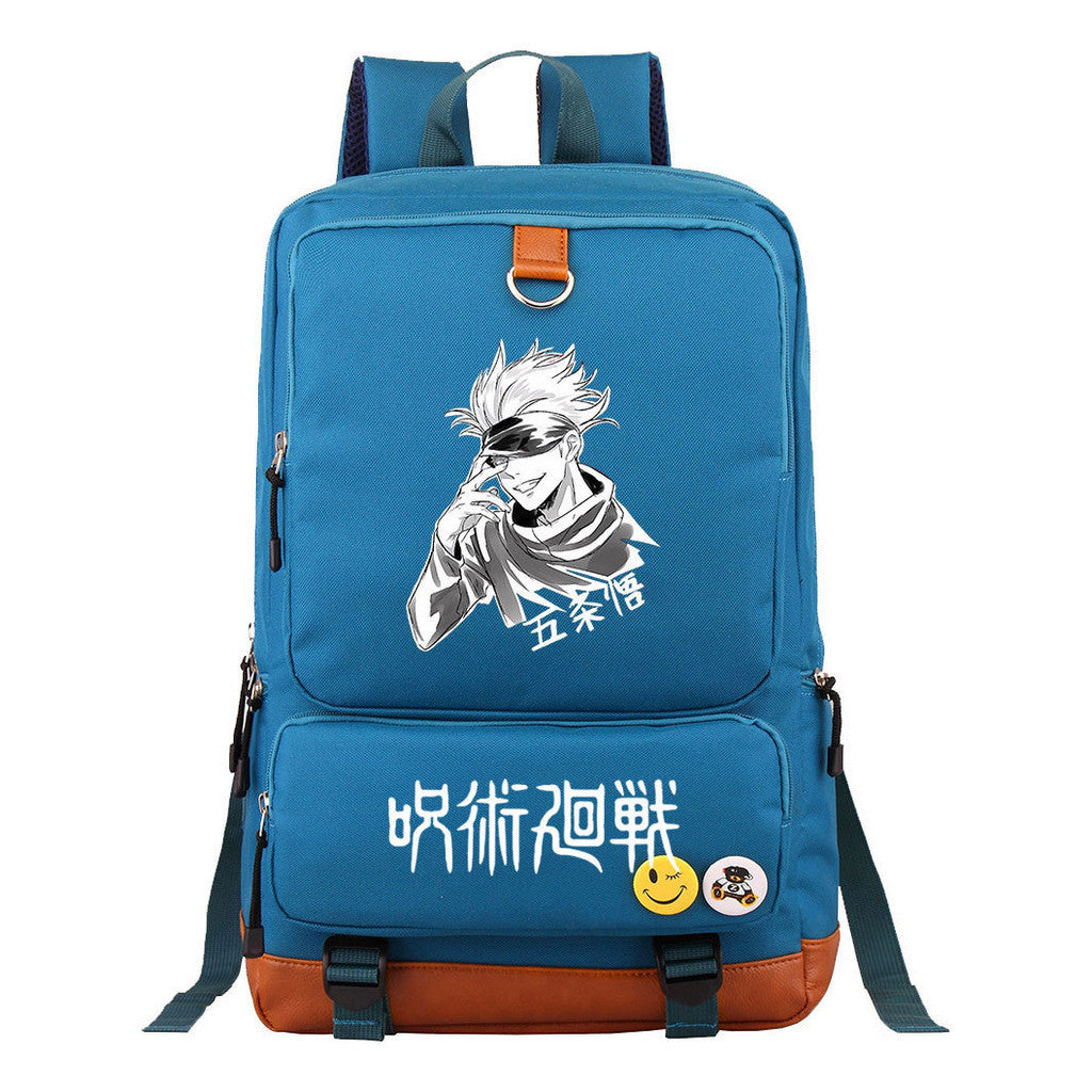 Cartoon Spell Back To War Schoolbags For Young Students And Backpacks For Men And Women.